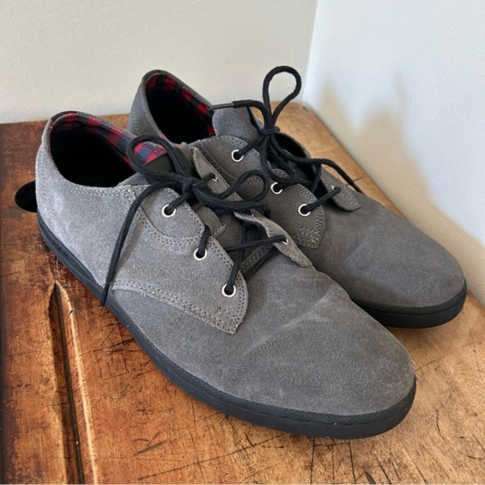 Creative Recreation 11.5 Gray Leather Suede Derby Shoes Casual Streetwear Skater